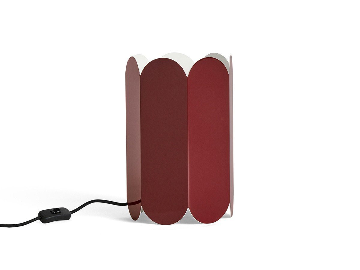 【ヘイ/HAY / GOODS】のARCS SHADE + CORD SET TABLE / アークス シェード + テーブルコードセット インテリア・キッズ・メンズ・レディースファッション・服の通販 founy(ファニー) 　シンプル　Simple, Minimal　スカラップ　Scallop, Scalloped Edge　テーブル　Table, Dining Table　パターン　Pattern, Design Print　フォルム　Silhouette, Form　送料無料　Free Shipping　ホーム・キャンプ・アウトドア・お取り寄せ　Home Living / Home & Lifestyle / Camping Gear / Outdoor Camping　家具・インテリア　Home Furniture & Interior. Stylish & Functional Living Spaces　ライト・照明　Lamps & Lighting Fixtures　オーバーンレッド|ID: prp329100004929087 ipo3291000000036990820