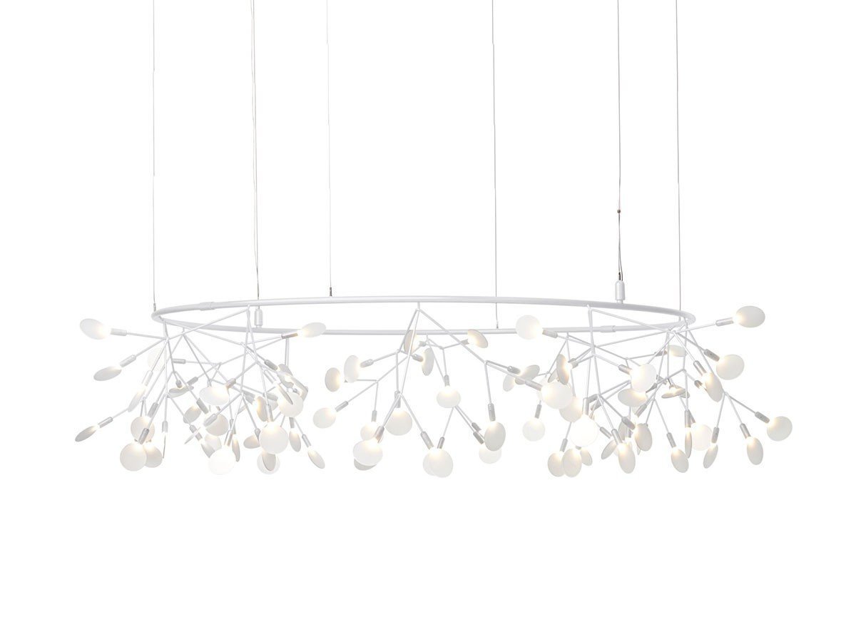 【モーイ/moooi / GOODS】のHeracleum III Small Big O / ヘラクレウム 3 スモール ビッグ オー インテリア・キッズ・メンズ・レディースファッション・服の通販 founy(ファニー) 　送料無料　Free Shipping　ビッグ　Big, Oversized　フレーム　Frame, Outline　モチーフ　Motif, Design Theme　ワイヤー　Wire, Wired Bra　ホーム・キャンプ・アウトドア・お取り寄せ　Home Living / Home & Lifestyle / Camping Gear / Outdoor Camping　家具・インテリア　Home Furniture & Interior. Stylish & Functional Living Spaces　ライト・照明　Lamps & Lighting Fixtures　ペンダントライト・吊り下げ照明　Pendant Light / Hanging Light Fixture　ホワイト|ID: prp329100004929356 ipo3291000000036993182