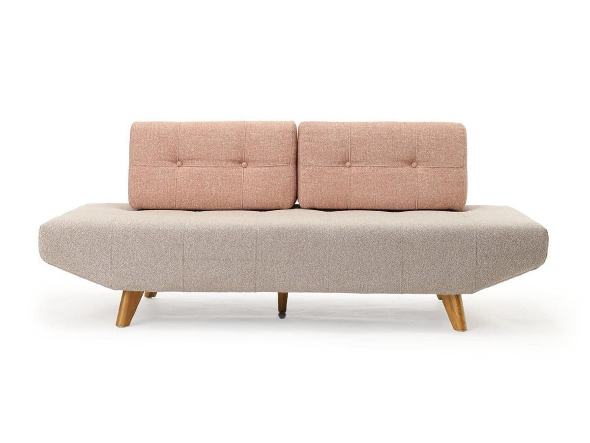 【ジャーナルスタンダード ファニチャー/journal standard Furniture / GOODS】のPLAYA SOFA / プラヤ ソファ ベース 幅180cm + 背クッション L 2点 インテリア・キッズ・メンズ・レディースファッション・服の通販 founy(ファニー) 　クッション　Cushion, Throw Pillow　シンプル　Simple, Minimal　フォルム　Silhouette, Form　ホーム・キャンプ・アウトドア・お取り寄せ　Home Living / Home & Lifestyle / Camping Gear / Outdoor Camping　家具・インテリア　Home Furniture & Interior. Stylish & Functional Living Spaces　ソファー　Couches & Sofas　ベース張地:ベージュ、背クッション張地:サーモンピンク|ID: prp329100004929602 ipo3291000000036995279