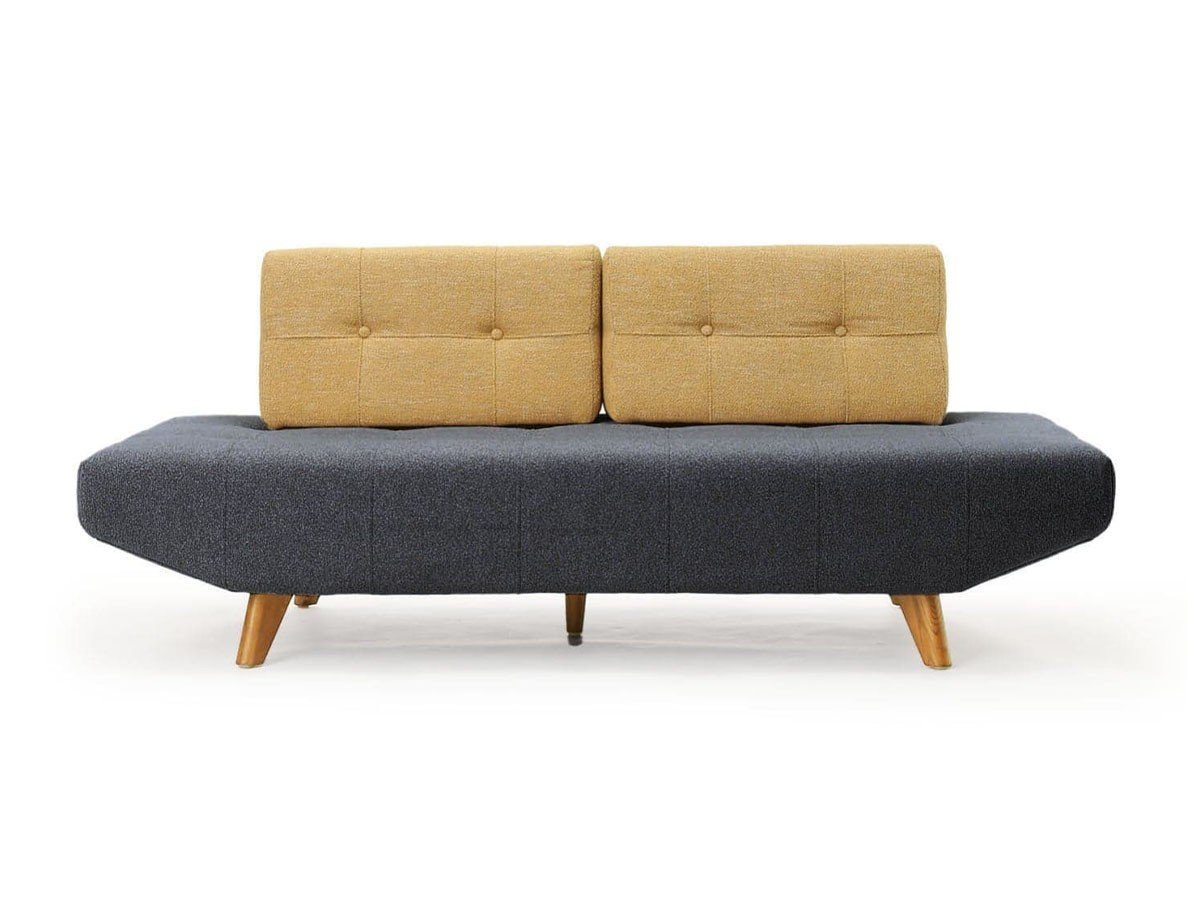 【ジャーナルスタンダード ファニチャー/journal standard Furniture / GOODS】のPLAYA SOFA / プラヤ ソファ ベース 幅180cm + 背クッション L 2点 インテリア・キッズ・メンズ・レディースファッション・服の通販 founy(ファニー) 　クッション　Cushion, Throw Pillow　シンプル　Simple, Minimal　フォルム　Silhouette, Form　ホーム・キャンプ・アウトドア・お取り寄せ　Home Living / Home & Lifestyle / Camping Gear / Outdoor Camping　家具・インテリア　Home Furniture & Interior. Stylish & Functional Living Spaces　ソファー　Couches & Sofas　ベース張地:グレー、背クッション張地:イエロー|ID: prp329100004929602 ipo3291000000036995292