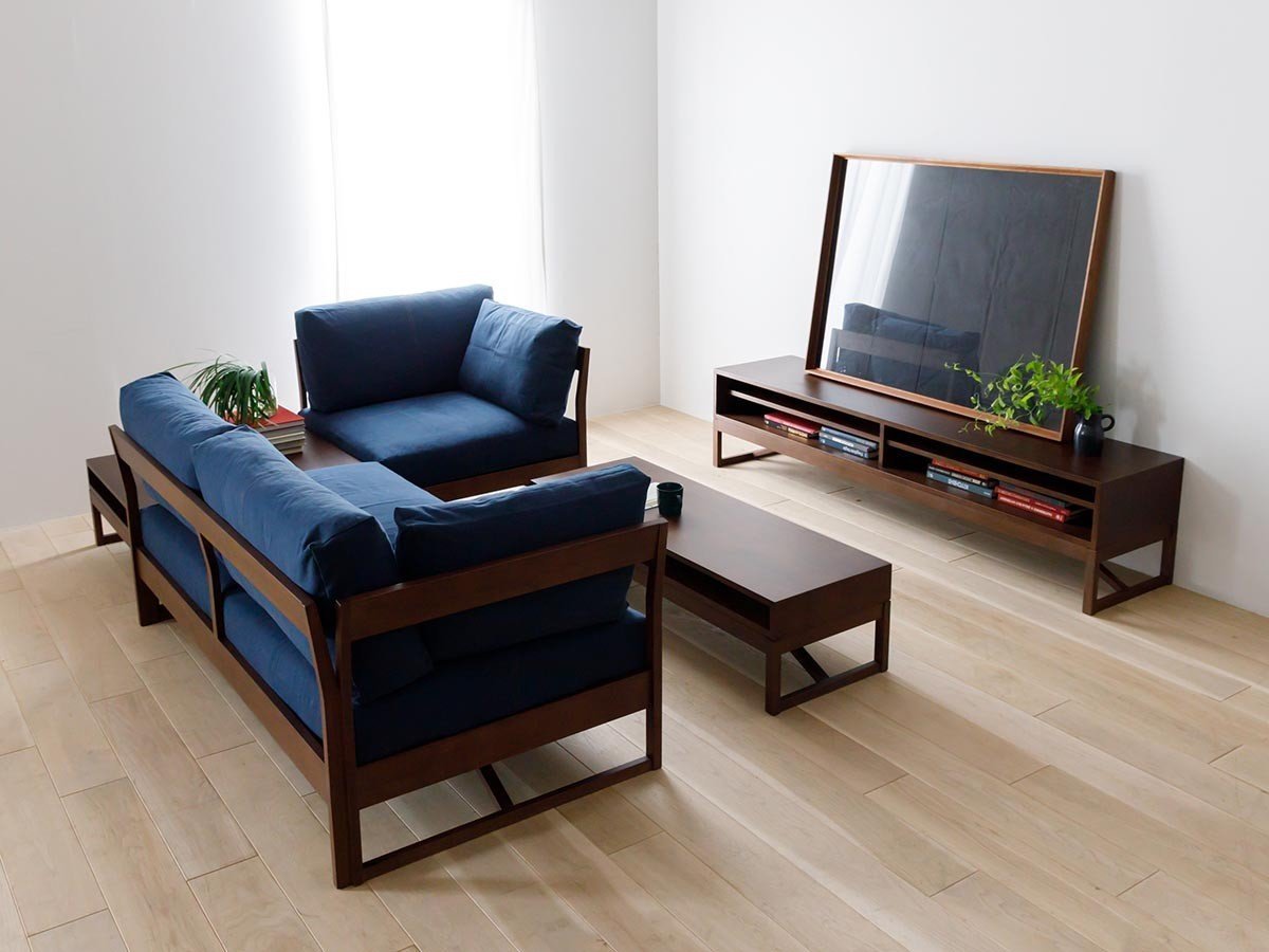 【トッコ/TOCCO / GOODS】のOne Arm Sofa 160 / ワンアームソファ 幅160cm インテリア・キッズ・メンズ・レディースファッション・服の通販 founy(ファニー) 　クッション　Cushion, Throw Pillow　シンプル　Simple, Minimal　モダン　Modern, Contemporary　ホーム・キャンプ・アウトドア・お取り寄せ　Home Living / Home & Lifestyle / Camping Gear / Outdoor Camping　家具・インテリア　Home Furniture & Interior. Stylish & Functional Living Spaces　ソファー　Couches & Sofas　張地:MN3 ネイビー、アーム位置:右アーム|ID: prp329100004929655 ipo3291000000036995867