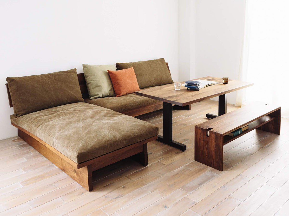 【広松木工/Hiromatsu Furniture / GOODS】のFREX / フレックス ウッドソファ インテリア・キッズ・メンズ・レディースファッション・服の通販 founy(ファニー) 　ウッド　Wooden Design　クッション　Cushion, Throw Pillow　コンパクト　Compact, Small Size　ファブリック　Fabric, Textile　ホーム・キャンプ・アウトドア・お取り寄せ　Home Living / Home & Lifestyle / Camping Gear / Outdoor Camping　家具・インテリア　Home Furniture & Interior. Stylish & Functional Living Spaces　その他 インテリア雑貨、家具　Home Decor & Furniture Extras　張地:ブラウン / (ピエトラ)、フレーム:ウォールナット、サイズ:幅168cm|ID: prp329100004929664 ipo3291000000036995960