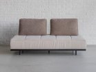 【オアシス/OASIS / GOODS】のGLOW SOFA / グロー ソファ 2.5人掛けベース + 背クッション2点 ベース張地:クリーム(スウェード調)、背クッション張地:GL ベージュ(ブークレ)|ID: prp329100004929851 ipo3291000000036998099