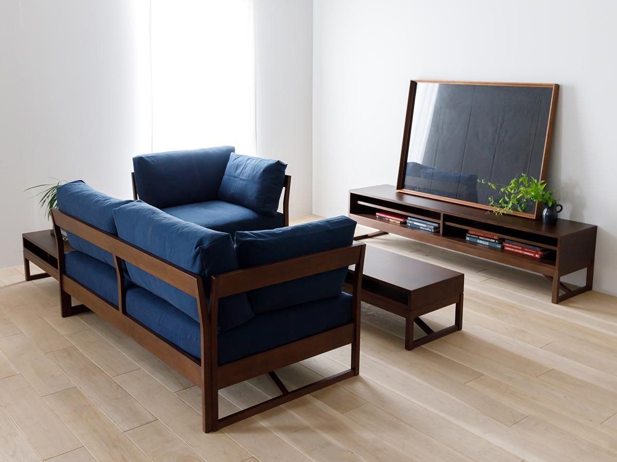 【トッコ/TOCCO / GOODS】のSofa 165 / ソファ 幅165cm インテリア・キッズ・メンズ・レディースファッション・服の通販 founy(ファニー) 　クッション　Cushion, Throw Pillow　シンプル　Simple, Minimal　モダン　Modern, Contemporary　ホーム・キャンプ・アウトドア・お取り寄せ　Home Living / Home & Lifestyle / Camping Gear / Outdoor Camping　家具・インテリア　Home Furniture & Interior. Stylish & Functional Living Spaces　ソファー　Couches & Sofas　シリーズ参考イメージ(張地:MN3 ネイビー)|ID: prp329100004929870 ipo3291000000036998309