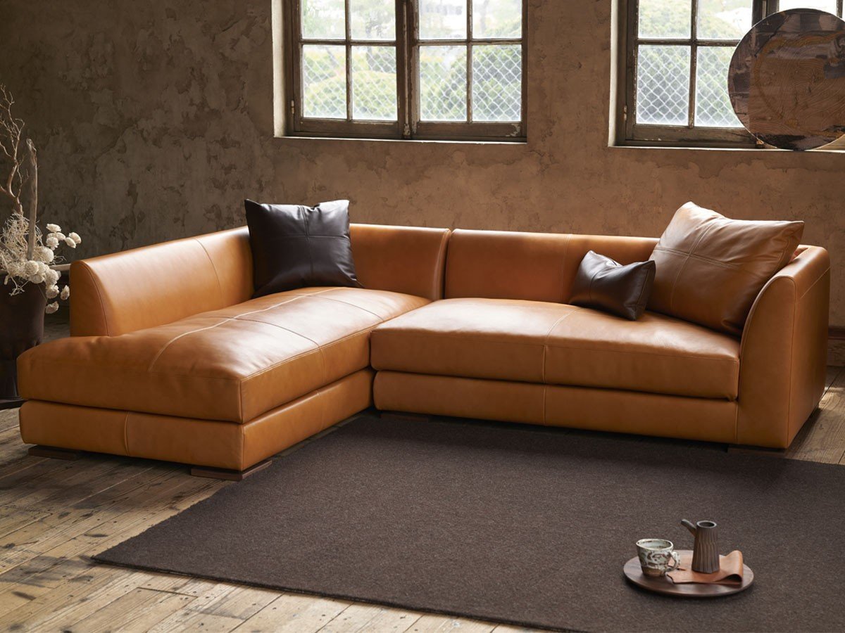 【心石工芸/KOKOROISHI / GOODS】のLIBERTA / リベルタ 160 片肘 + 185 カウチ インテリア・キッズ・メンズ・レディースファッション・服の通販 founy(ファニー) 　クッション　Cushion, Throw Pillow　フィット　Fit, Slim Fit　フェザー　Feather, Feather Detail　ホーム・キャンプ・アウトドア・お取り寄せ　Home Living / Home & Lifestyle / Camping Gear / Outdoor Camping　家具・インテリア　Home Furniture & Interior. Stylish & Functional Living Spaces　その他 インテリア雑貨、家具　Home Decor & Furniture Extras　張地:KZ422(レザーKZ)、脚部:ウォールナット、カウチ位置:右カウチ|ID: prp329100004930102 ipo3291000000037000971