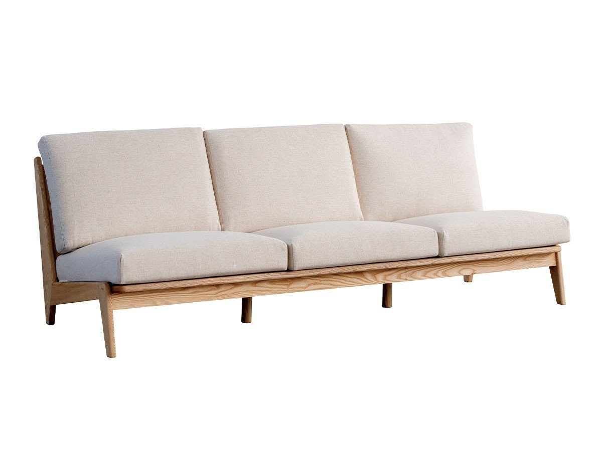 【ノーウェアライクホーム/NOWHERE LIKE HOME / GOODS】のCOLLATE Sofa / コレイト 3人掛けソファ インテリア・キッズ・メンズ・レディースファッション・服の通販 founy(ファニー) 　クッション　Cushion, Throw Pillow　ファブリック　Fabric, Textile　フェザー　Feather, Feather Detail　フォーム　Form　フレーム　Frame, Outline　ラタン　Rattan, Woven Rattan　エレガント 上品　Elegant　ホーム・キャンプ・アウトドア・お取り寄せ　Home Living / Home & Lifestyle / Camping Gear / Outdoor Camping　家具・インテリア　Home Furniture & Interior. Stylish & Functional Living Spaces　ソファー　Couches & Sofas　フレームアッシュ|ID: prp329100004930244 ipo3291000000037002439