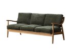 【イージーライフ/Easy Life / GOODS】のARNE SOFA 3P / アルネソファ 3人掛け フェザータイプ(ジャガード) 人気、トレンドファッション・服の通販 founy(ファニー) ウッド Wooden Design オイル Body Oil ヴィンテージ Vintage Style クッション Cushion, Throw Pillow タオル Towel, Bath Towel フィット Fit, Slim Fit フェザー Feather, Feather Detail フォーム Form フレーム Frame, Outline リラックス Relax, Relaxed Fit ホーム・キャンプ・アウトドア・お取り寄せ Home Living / Home & Lifestyle / Camping Gear / Outdoor Camping 家具・インテリア Home Furniture & Interior. Stylish & Functional Living Spaces ソファー Couches & Sofas thumbnail 張地:モスグリーン|ID: prp329100004930331 ipo3291000000037003363