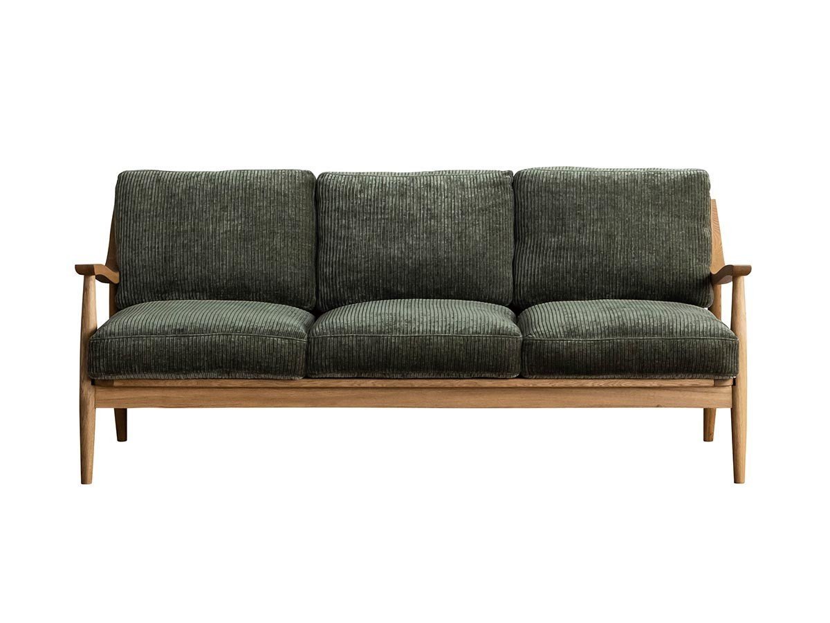 【イージーライフ/Easy Life / GOODS】のARNE SOFA 3P / アルネソファ 3人掛け フェザータイプ(ジャガード) インテリア・キッズ・メンズ・レディースファッション・服の通販 founy(ファニー) 　ウッド　Wooden Design　オイル　Body Oil　ヴィンテージ　Vintage Style　クッション　Cushion, Throw Pillow　タオル　Towel, Bath Towel　フィット　Fit, Slim Fit　フェザー　Feather, Feather Detail　フォーム　Form　フレーム　Frame, Outline　リラックス　Relax, Relaxed Fit　ホーム・キャンプ・アウトドア・お取り寄せ　Home Living / Home & Lifestyle / Camping Gear / Outdoor Camping　家具・インテリア　Home Furniture & Interior. Stylish & Functional Living Spaces　ソファー　Couches & Sofas　張地:モスグリーン|ID: prp329100004930331 ipo3291000000037003385