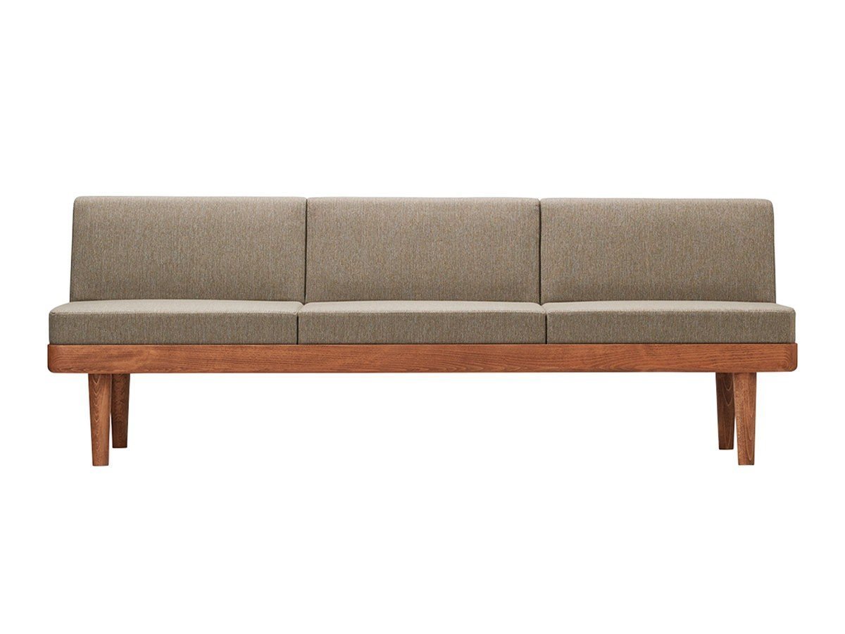 【コッコレ/Coccole / GOODS】の3P SOFA / 3人掛けソファ C451-3 インテリア・キッズ・メンズ・レディースファッション・服の通販 founy(ファニー) 　ビーチ　Beach, Seaside　フォルム　Silhouette, Form　ホーム・キャンプ・アウトドア・お取り寄せ　Home Living / Home & Lifestyle / Camping Gear / Outdoor Camping　家具・インテリア　Home Furniture & Interior. Stylish & Functional Living Spaces　ソファー　Couches & Sofas　張地:N.C. NC-012(ランクC)、フレームブラウン|ID: prp329100004930359 ipo3291000000037003631