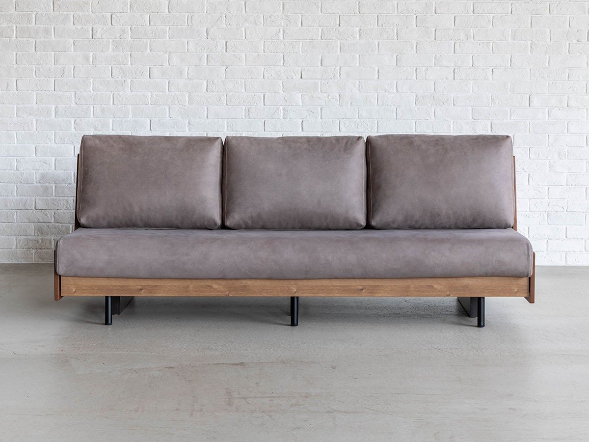 【イージーライフ/Easy Life / GOODS】のHUSKY SOFA BED / ハスキー ソファベッド スエード調 インテリア・キッズ・メンズ・レディースファッション・服の通販 founy(ファニー) 　クッション　Cushion, Throw Pillow　スマート　Smart, Elegant　フレーム　Frame, Outline　モダン　Modern, Contemporary　エレガント 上品　Elegant　ホーム・キャンプ・アウトドア・お取り寄せ　Home Living / Home & Lifestyle / Camping Gear / Outdoor Camping　家具・インテリア　Home Furniture & Interior. Stylish & Functional Living Spaces　ソファー　Couches & Sofas　専用座面カバー:不要|ID: prp329100004930492 ipo3291000000037005191