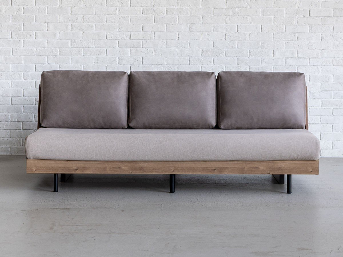 【イージーライフ/Easy Life / GOODS】のHUSKY SOFA BED / ハスキー ソファベッド スエード調 インテリア・キッズ・メンズ・レディースファッション・服の通販 founy(ファニー) 　クッション　Cushion, Throw Pillow　スマート　Smart, Elegant　フレーム　Frame, Outline　モダン　Modern, Contemporary　エレガント 上品　Elegant　ホーム・キャンプ・アウトドア・お取り寄せ　Home Living / Home & Lifestyle / Camping Gear / Outdoor Camping　家具・インテリア　Home Furniture & Interior. Stylish & Functional Living Spaces　ソファー　Couches & Sofas　専用座面カバー:バフベージュ追加|ID: prp329100004930492 ipo3291000000037005193