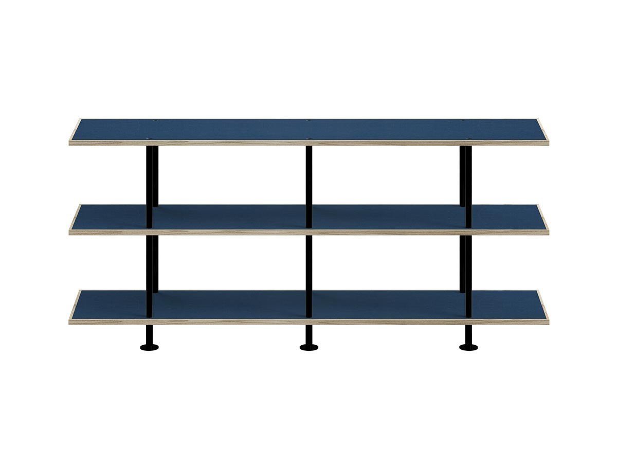 【キット/KIT / GOODS】のShelf / シェルフ SLF-03 3段 インテリア・キッズ・メンズ・レディースファッション・服の通販 founy(ファニー) 　シンプル　Simple, Minimal　フレーム　Frame, Outline　モダン　Modern, Contemporary　送料無料　Free Shipping　ホーム・キャンプ・アウトドア・お取り寄せ　Home Living / Home & Lifestyle / Camping Gear / Outdoor Camping　家具・インテリア　Home Furniture & Interior. Stylish & Functional Living Spaces　収納家具・キャビネット　Storage Furniture　シェルフ・オープンラック・収納棚　Open Shelf Rack　天板ブルー、フレームブラック|ID: prp329100004930613 ipo3291000000037006489