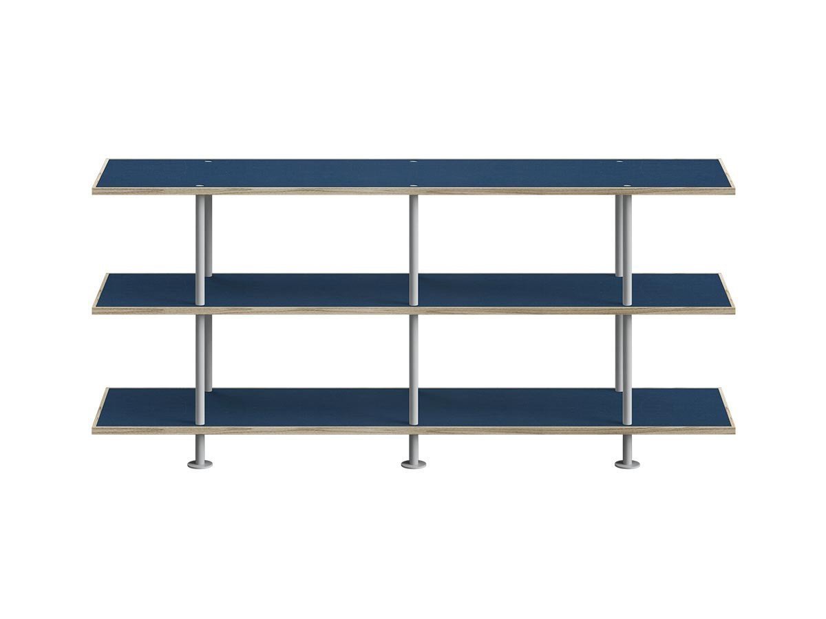 【キット/KIT / GOODS】のShelf / シェルフ SLF-03 3段 インテリア・キッズ・メンズ・レディースファッション・服の通販 founy(ファニー) 　シンプル　Simple, Minimal　フレーム　Frame, Outline　モダン　Modern, Contemporary　送料無料　Free Shipping　ホーム・キャンプ・アウトドア・お取り寄せ　Home Living / Home & Lifestyle / Camping Gear / Outdoor Camping　家具・インテリア　Home Furniture & Interior. Stylish & Functional Living Spaces　収納家具・キャビネット　Storage Furniture　シェルフ・オープンラック・収納棚　Open Shelf Rack　天板ブルー、フレームライトグレー|ID: prp329100004930613 ipo3291000000037006491