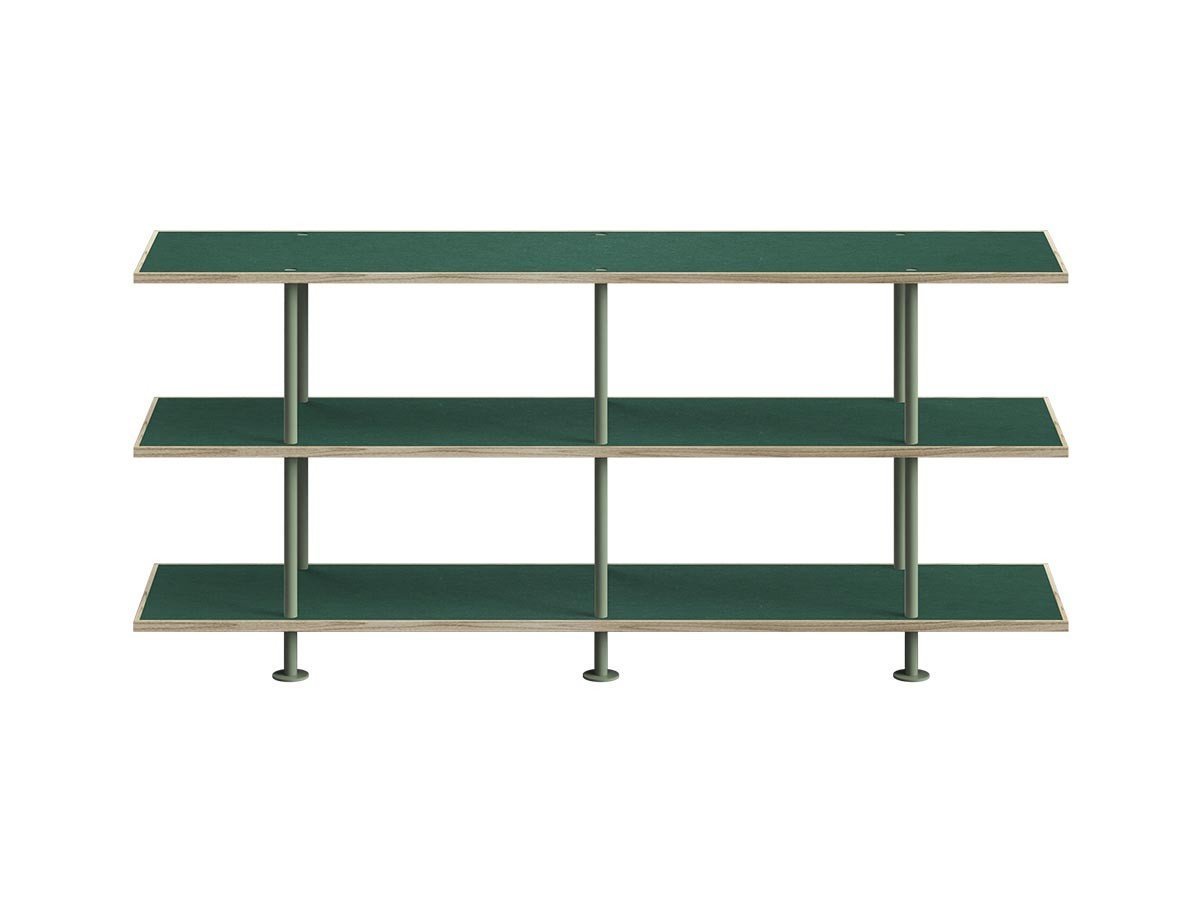 【キット/KIT / GOODS】のShelf / シェルフ SLF-03 3段 インテリア・キッズ・メンズ・レディースファッション・服の通販 founy(ファニー) 　シンプル　Simple, Minimal　フレーム　Frame, Outline　モダン　Modern, Contemporary　送料無料　Free Shipping　ホーム・キャンプ・アウトドア・お取り寄せ　Home Living / Home & Lifestyle / Camping Gear / Outdoor Camping　家具・インテリア　Home Furniture & Interior. Stylish & Functional Living Spaces　収納家具・キャビネット　Storage Furniture　シェルフ・オープンラック・収納棚　Open Shelf Rack　天板グリーン、フレームインダストリアルグリーン|ID: prp329100004930613 ipo3291000000037006498