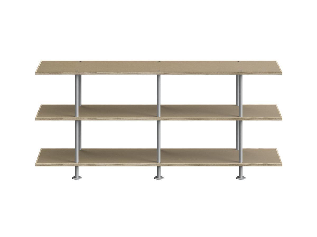 【キット/KIT / GOODS】のShelf / シェルフ SLF-03 3段 インテリア・キッズ・メンズ・レディースファッション・服の通販 founy(ファニー) 　シンプル　Simple, Minimal　フレーム　Frame, Outline　モダン　Modern, Contemporary　送料無料　Free Shipping　ホーム・キャンプ・アウトドア・お取り寄せ　Home Living / Home & Lifestyle / Camping Gear / Outdoor Camping　家具・インテリア　Home Furniture & Interior. Stylish & Functional Living Spaces　収納家具・キャビネット　Storage Furniture　シェルフ・オープンラック・収納棚　Open Shelf Rack　天板ナチュラル、フレームライトグレー|ID: prp329100004930613 ipo3291000000037006502