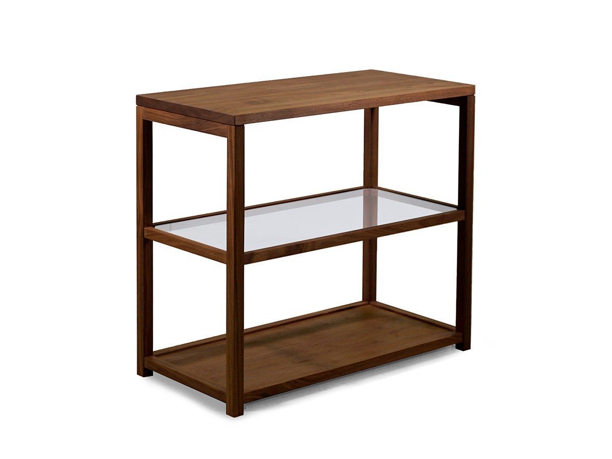 【マスターウォール/MASTERWAL / GOODS】のKAKTAS SHELF / カクタス シェルフ 2段 幅80cm(ガラス棚) インテリア・キッズ・メンズ・レディースファッション・服の通販 founy(ファニー) 　送料無料　Free Shipping　おすすめ　Recommended / Our Picks　ガラス　Glass, Glassware　コンパクト　Compact, Small Size　シンプル　Simple, Minimal　デスク　Desk, Work Desk　フレーム　Frame, Outline　モダン　Modern, Contemporary　ホーム・キャンプ・アウトドア・お取り寄せ　Home Living / Home & Lifestyle / Camping Gear / Outdoor Camping　家具・インテリア　Home Furniture & Interior. Stylish & Functional Living Spaces　収納家具・キャビネット　Storage Furniture　シェルフ・オープンラック・収納棚　Open Shelf Rack　ウッド:ウォールナット|ID: prp329100004930764 ipo3291000000037007805