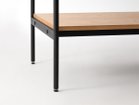 【ライクイット/like-it / GOODS】のShelving System / シェルビングシステム 350LL ガタつきを抑えられるアジャスター付きです。脚高は18.5cmあり、掃除機やフローリングワイパー、ロボ|ID: prp329100004930787 ipo3291000000037008006
