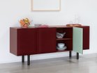 【マジス/MAGIS / GOODS】のTACITO SIDEBOARD / タチト サイドボード 人気、トレンドファッション・服の通販 founy(ファニー) イタリア Italy ファブリック Fabric, Textile マグネット Magnet, Magnetic Closure ミラノ Milano Style, Italian-Inspired ホーム・キャンプ・アウトドア・お取り寄せ Home Living / Home & Lifestyle / Camping Gear / Outdoor Camping 家具・インテリア Home Furniture & Interior. Stylish & Functional Living Spaces 収納家具・キャビネット Storage Furniture サイドボード・リビング収納 Cabinet / Storage Cabinet thumbnail 本体(扉)ボルドー(ボルドー / ライトグリーン)|ID: prp329100004930848 ipo3291000000037008526