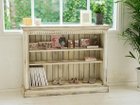 【デ モード/DE MODE / GOODS】のOPEN CABINET SMALL / オープンキャビネット スモール 仕上げ加工:ステイン強め + クラッキングあり、ホワイト|ID: prp329100004930944 ipo3291000000037009286