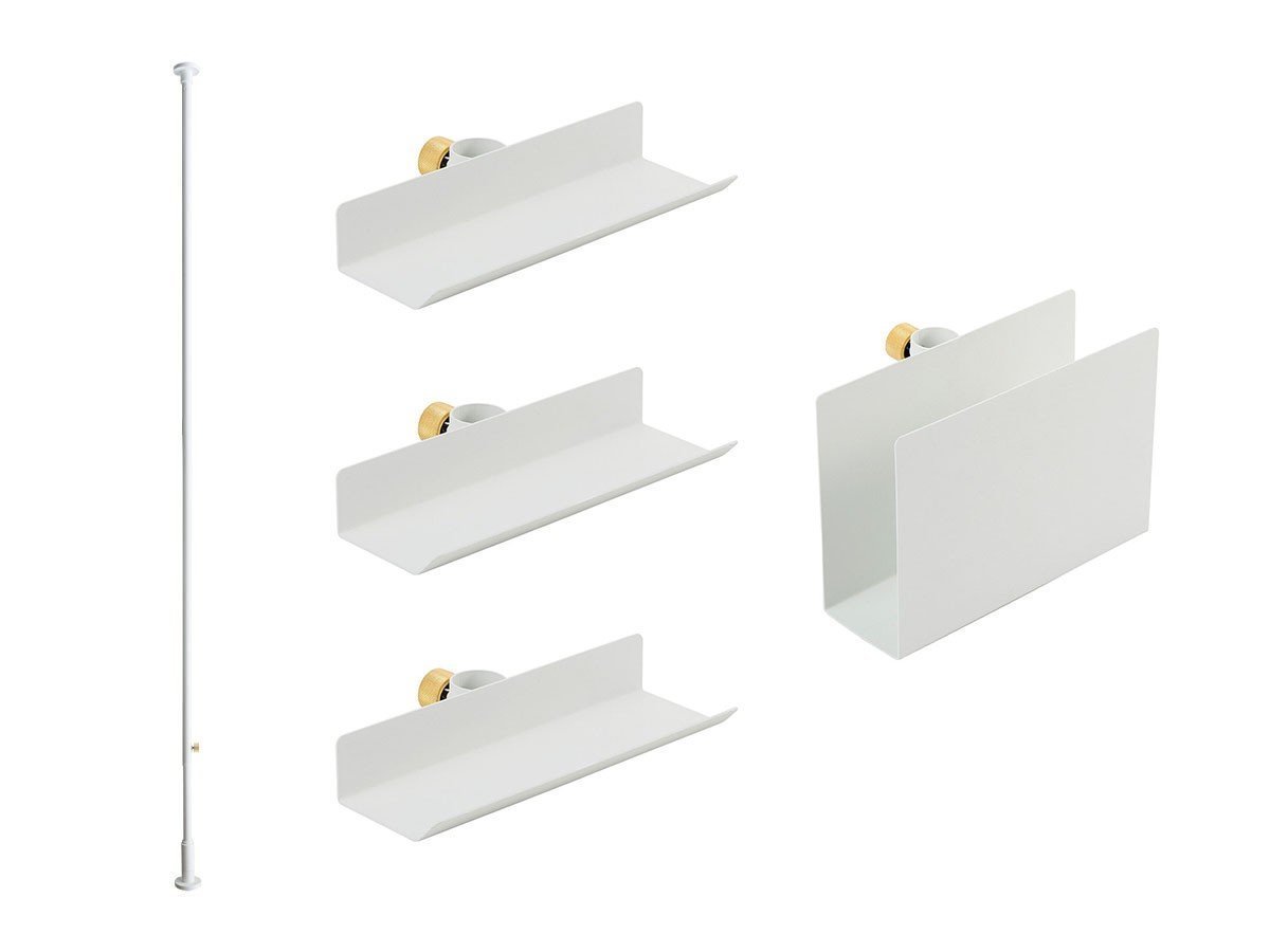 【ドロー ア ライン/DRAW A LINE / GOODS】のBook Display Vol.1 Set / ブック ディスプレイ Vol.1 セット インテリア・キッズ・メンズ・レディースファッション・服の通販 founy(ファニー) 　アクセサリー　Fashion Accessories　スタンド　Stand Collar, Upright Stand　雑誌　Magazine, Fashion Magazine　フレーム　Frame, Outline　マグネット　Magnet, Magnetic Closure　送料無料　Free Shipping　ホーム・キャンプ・アウトドア・お取り寄せ　Home Living / Home & Lifestyle / Camping Gear / Outdoor Camping　家具・インテリア　Home Furniture & Interior. Stylish & Functional Living Spaces　収納家具・キャビネット　Storage Furniture　シェルフ・オープンラック・収納棚　Open Shelf Rack　ホーム・キャンプ・アウトドア・お取り寄せ　Home Living / Home & Lifestyle / Camping Gear / Outdoor Camping　家具・インテリア　Home Furniture & Interior. Stylish & Functional Living Spaces　収納家具・キャビネット　Storage Furniture　本棚・マガジンスタンド　Bookshelf/Magazine Rack　本商品はこちらのパーツがセットになっています(ホワイト)セット内容:テンションロッド|ID: prp329100004930986 ipo3291000000037009703