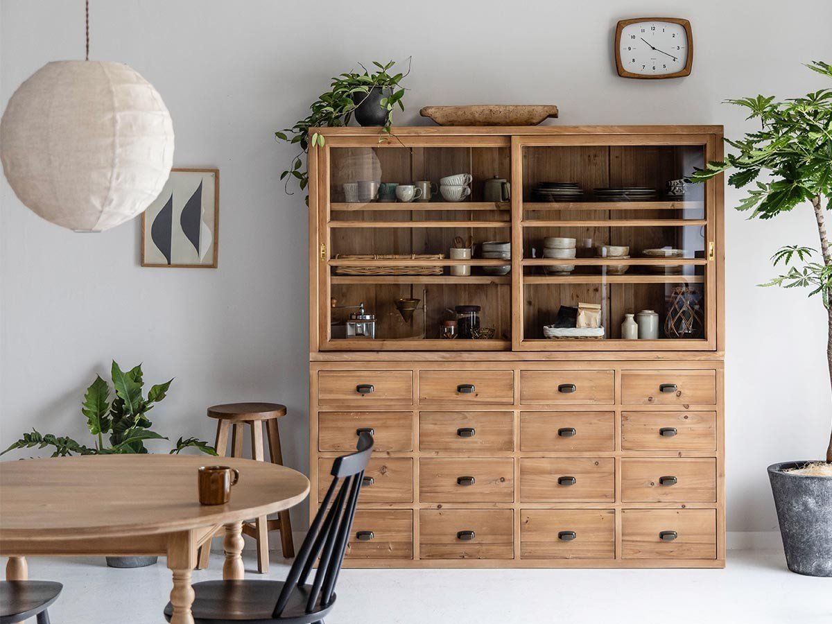 【ノットアンティークス/knot antiques / CRASH GATE / GOODS】のSHIGURE CABINET / シグレ キャビネット 高さ176.5cm インテリア・キッズ・メンズ・レディースファッション・服の通販 founy(ファニー) 　ガラス　Glass, Glassware　コレクション　Collection, Seasonal Line　ステーショナリー　Stationery, Office Supplies　モチーフ　Motif, Design Theme　ホーム・キャンプ・アウトドア・お取り寄せ　Home Living / Home & Lifestyle / Camping Gear / Outdoor Camping　家具・インテリア　Home Furniture & Interior. Stylish & Functional Living Spaces　収納家具・キャビネット　Storage Furniture　収納キャビネット・扉付き棚　Cabinet / Storage Cabinet　-|ID: prp329100004931015 ipo3291000000037009942