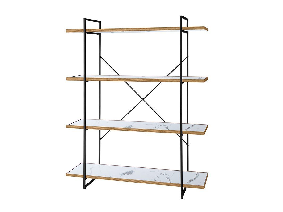 【アデペシュ/a.depeche / GOODS】のPOL open shelf 4 rack / ポル オープンシェルフ 4ラック インテリア・キッズ・メンズ・レディースファッション・服の通販 founy(ファニー) 　スリム　Slim, Slim Fit　フレーム　Frame, Outline　モダン　Modern, Contemporary　おすすめ　Recommended / Our Picks　ホーム・キャンプ・アウトドア・お取り寄せ　Home Living / Home & Lifestyle / Camping Gear / Outdoor Camping　家具・インテリア　Home Furniture & Interior. Stylish & Functional Living Spaces　収納家具・キャビネット　Storage Furniture　シェルフ・オープンラック・収納棚　Open Shelf Rack　棚板マーブル、フレームマットブラック|ID: prp329100004931093 ipo3291000000037010860