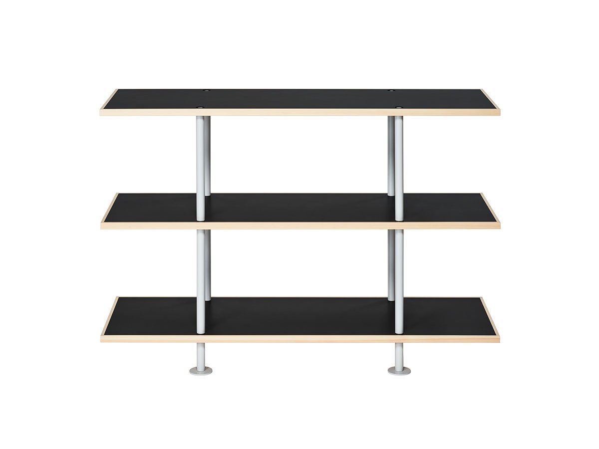 【キット/KIT / GOODS】のShelf / シェルフ SLF-01 3段 インテリア・キッズ・メンズ・レディースファッション・服の通販 founy(ファニー) 　送料無料　Free Shipping　ホーム・キャンプ・アウトドア・お取り寄せ　Home Living / Home & Lifestyle / Camping Gear / Outdoor Camping　家具・インテリア　Home Furniture & Interior. Stylish & Functional Living Spaces　収納家具・キャビネット　Storage Furniture　シェルフ・オープンラック・収納棚　Open Shelf Rack　天板ブラック、フレームライトグレー|ID: prp329100004931129 ipo3291000000037011154