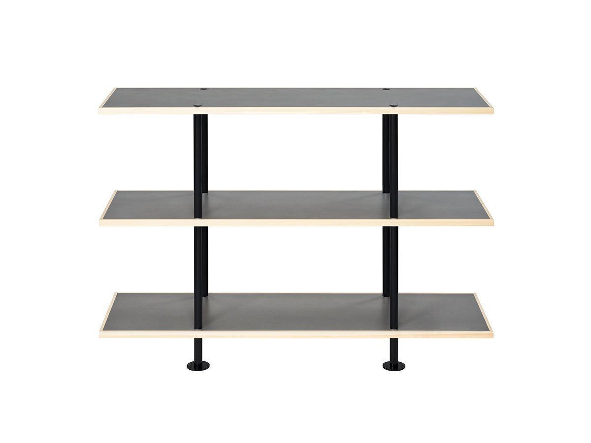 【キット/KIT / GOODS】のShelf / シェルフ SLF-01 3段 インテリア・キッズ・メンズ・レディースファッション・服の通販 founy(ファニー) 　送料無料　Free Shipping　ホーム・キャンプ・アウトドア・お取り寄せ　Home Living / Home & Lifestyle / Camping Gear / Outdoor Camping　家具・インテリア　Home Furniture & Interior. Stylish & Functional Living Spaces　収納家具・キャビネット　Storage Furniture　シェルフ・オープンラック・収納棚　Open Shelf Rack　天板グレー、フレームブラック|ID: prp329100004931129 ipo3291000000037011156