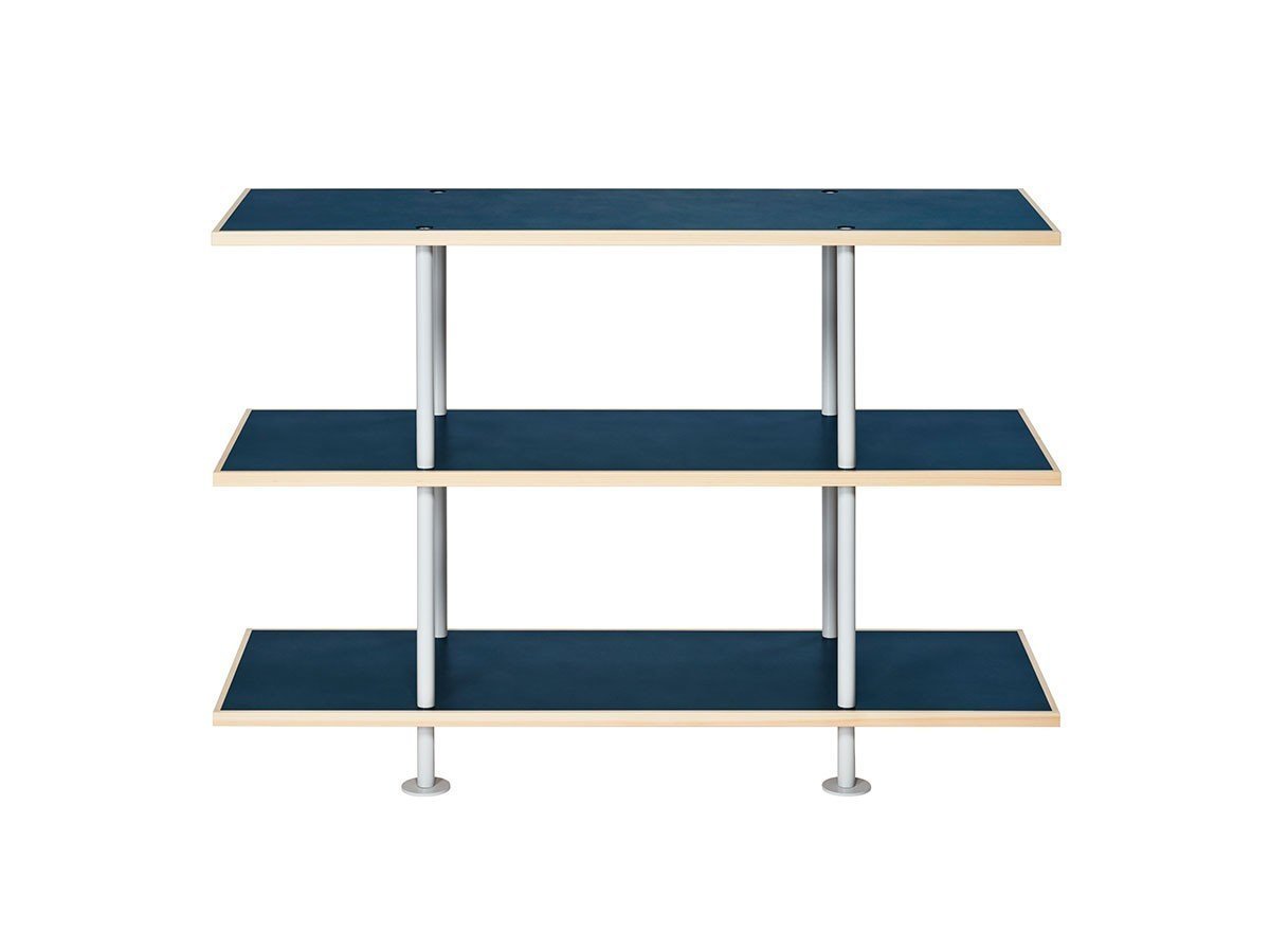 【キット/KIT / GOODS】のShelf / シェルフ SLF-01 3段 インテリア・キッズ・メンズ・レディースファッション・服の通販 founy(ファニー) 　送料無料　Free Shipping　ホーム・キャンプ・アウトドア・お取り寄せ　Home Living / Home & Lifestyle / Camping Gear / Outdoor Camping　家具・インテリア　Home Furniture & Interior. Stylish & Functional Living Spaces　収納家具・キャビネット　Storage Furniture　シェルフ・オープンラック・収納棚　Open Shelf Rack　天板ブルー、フレームライトグレー|ID: prp329100004931129 ipo3291000000037011161