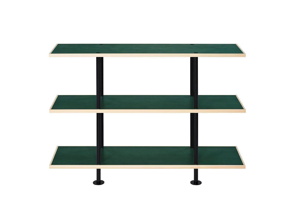 【キット/KIT / GOODS】のShelf / シェルフ SLF-01 3段 インテリア・キッズ・メンズ・レディースファッション・服の通販 founy(ファニー) 　送料無料　Free Shipping　ホーム・キャンプ・アウトドア・お取り寄せ　Home Living / Home & Lifestyle / Camping Gear / Outdoor Camping　家具・インテリア　Home Furniture & Interior. Stylish & Functional Living Spaces　収納家具・キャビネット　Storage Furniture　シェルフ・オープンラック・収納棚　Open Shelf Rack　天板グリーン、フレームブラック|ID: prp329100004931129 ipo3291000000037011164