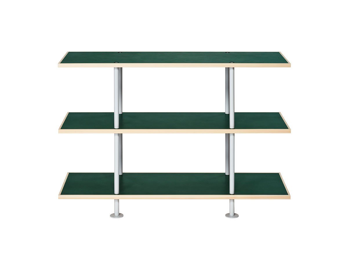 【キット/KIT / GOODS】のShelf / シェルフ SLF-01 3段 インテリア・キッズ・メンズ・レディースファッション・服の通販 founy(ファニー) 　送料無料　Free Shipping　ホーム・キャンプ・アウトドア・お取り寄せ　Home Living / Home & Lifestyle / Camping Gear / Outdoor Camping　家具・インテリア　Home Furniture & Interior. Stylish & Functional Living Spaces　収納家具・キャビネット　Storage Furniture　シェルフ・オープンラック・収納棚　Open Shelf Rack　天板グリーン、フレームライトグレー|ID: prp329100004931129 ipo3291000000037011165