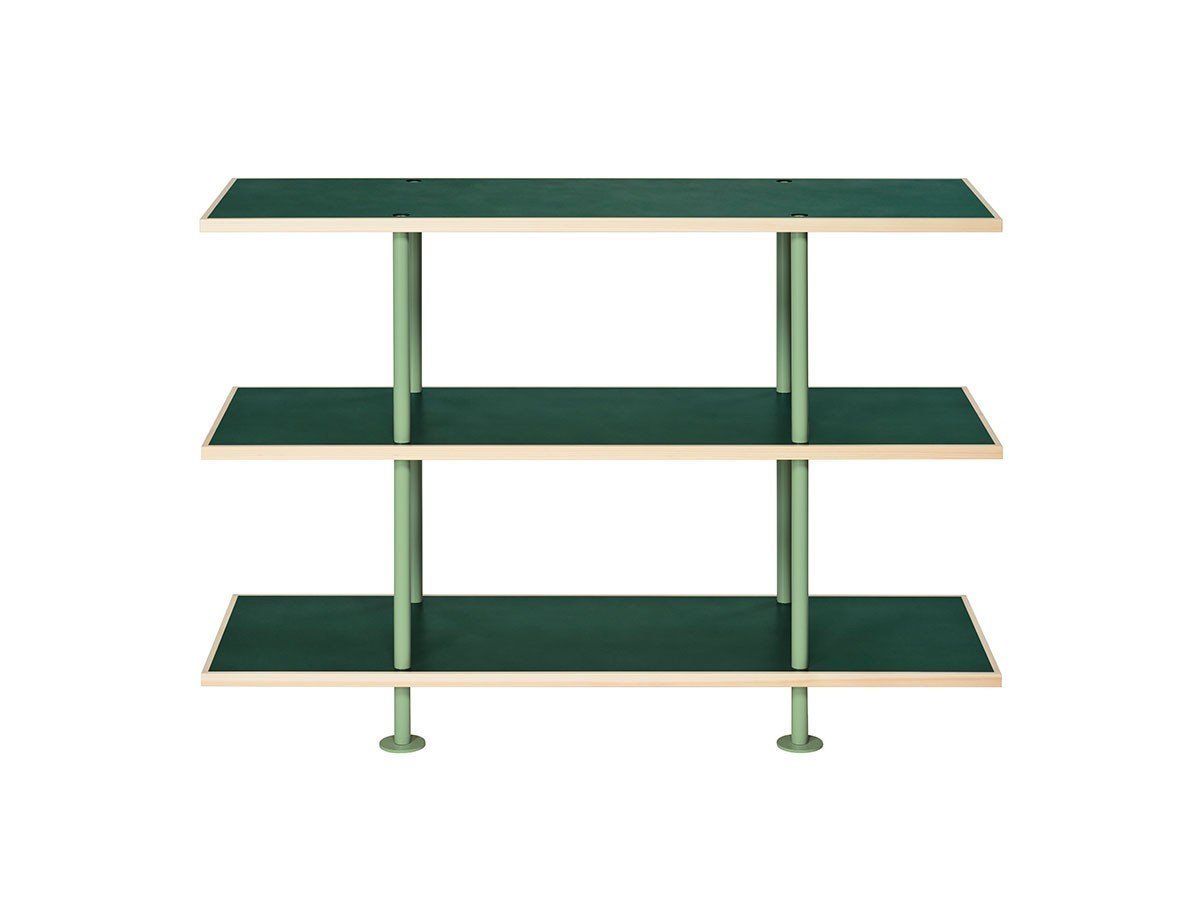 【キット/KIT / GOODS】のShelf / シェルフ SLF-01 3段 インテリア・キッズ・メンズ・レディースファッション・服の通販 founy(ファニー) 　送料無料　Free Shipping　ホーム・キャンプ・アウトドア・お取り寄せ　Home Living / Home & Lifestyle / Camping Gear / Outdoor Camping　家具・インテリア　Home Furniture & Interior. Stylish & Functional Living Spaces　収納家具・キャビネット　Storage Furniture　シェルフ・オープンラック・収納棚　Open Shelf Rack　天板グリーン、フレームインダストリアルグリーン|ID: prp329100004931129 ipo3291000000037011166