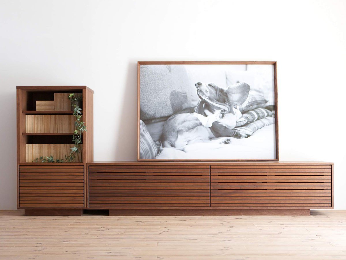 【広松木工/Hiromatsu Furniture / GOODS】のVERA CREPA / ベラクレッパ チェスト & シェルフ 056 インテリア・キッズ・メンズ・レディースファッション・服の通販 founy(ファニー) 　シンプル　Simple, Minimal　スマート　Smart, Elegant　スリット　Slit, Slit Detail　フレーム　Frame, Outline　ホーム・キャンプ・アウトドア・お取り寄せ　Home Living / Home & Lifestyle / Camping Gear / Outdoor Camping　家具・インテリア　Home Furniture & Interior. Stylish & Functional Living Spaces　収納家具・キャビネット　Storage Furniture　チェスト・収納引き出し　Drawers / Storage Chest　ホーム・キャンプ・アウトドア・お取り寄せ　Home Living / Home & Lifestyle / Camping Gear / Outdoor Camping　家具・インテリア　Home Furniture & Interior. Stylish & Functional Living Spaces　収納家具・キャビネット　Storage Furniture　収納キャビネット・扉付き棚　Cabinet / Storage Cabinet　ホーム・キャンプ・アウトドア・お取り寄せ　Home Living / Home & Lifestyle / Camping Gear / Outdoor Camping　家具・インテリア　Home Furniture & Interior. Stylish & Functional Living Spaces　収納家具・キャビネット　Storage Furniture　シェルフ・オープンラック・収納棚　Open Shelf Rack　ホーム・キャンプ・アウトドア・お取り寄せ　Home Living / Home & Lifestyle / Camping Gear / Outdoor Camping　家具・インテリア　Home Furniture & Interior. Stylish & Functional Living Spaces　テレビボード・テレビ台　TV Cabinets & Consoles　テレビ台・TVボード　Tv Board　ウッド:ウォールナット|ID: prp329100004931148 ipo3291000000037011321