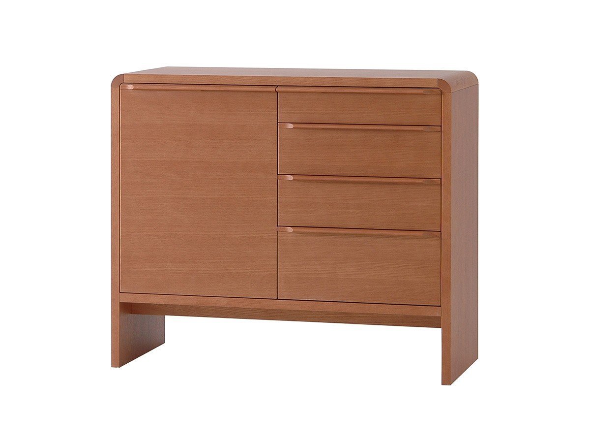 【日進木工/NISSHIN MOKKOU / GOODS】のGROW Sideboard / グロウ サイドボード 板扉 幅95cm インテリア・キッズ・メンズ・レディースファッション・服の通販 founy(ファニー) 　送料無料　Free Shipping　ステーショナリー　Stationery, Office Supplies　フォルム　Silhouette, Form　エレガント 上品　Elegant　ホーム・キャンプ・アウトドア・お取り寄せ　Home Living / Home & Lifestyle / Camping Gear / Outdoor Camping　家具・インテリア　Home Furniture & Interior. Stylish & Functional Living Spaces　収納家具・キャビネット　Storage Furniture　サイドボード・リビング収納　Cabinet / Storage Cabinet　ウッド:オーク TER(ウレタン塗装)、扉位置:左|ID: prp329100004931271 ipo3291000000037012464