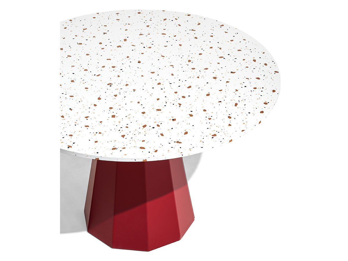 【コヌビア/connubia / GOODS】のDIX / ディックス CB/4804-FD 120 インテリア・キッズ・メンズ・レディースファッション・服の通販 founy(ファニー) 　テーブル　Table, Dining Table　メタル　Metal, Metal Parts　ラウンド　Round, Round Neck　ホーム・キャンプ・アウトドア・お取り寄せ　Home Living / Home & Lifestyle / Camping Gear / Outdoor Camping　家具・インテリア　Home Furniture & Interior. Stylish & Functional Living Spaces　テーブル　Dining, Coffee & Side Tables　ダイニングテーブル・食卓テーブル　Dining Tables　天板P85W テラッゾ、ベースP3L マットオキサイドレッド|ID: prp329100004931362 ipo3291000000037013121