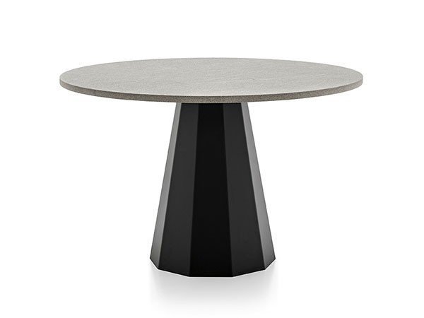 【コヌビア/connubia / GOODS】のDIX / ディックス CB/4804-FD 120 インテリア・キッズ・メンズ・レディースファッション・服の通販 founy(ファニー) 　テーブル　Table, Dining Table　メタル　Metal, Metal Parts　ラウンド　Round, Round Neck　ホーム・キャンプ・アウトドア・お取り寄せ　Home Living / Home & Lifestyle / Camping Gear / Outdoor Camping　家具・インテリア　Home Furniture & Interior. Stylish & Functional Living Spaces　テーブル　Dining, Coffee & Side Tables　ダイニングテーブル・食卓テーブル　Dining Tables　天板P84W ピアゼンティーナストーン、ベースP15 マットブラック|ID: prp329100004931362 ipo3291000000037013123
