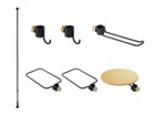 【ドロー ア ライン/DRAW A LINE / GOODS】のKitchen & Entrance Set / 玄関と台所の間 セット 本商品はこちらのパーツがセットになっています(ブラック)セット内容:テンションロッド|ID: prp329100004931382 ipo3291000000037105564