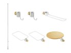 【ドロー ア ライン/DRAW A LINE / GOODS】のKitchen & Entrance Set / 玄関と台所の間 セット 本商品はこちらのパーツがセットになっています(ホワイト)セット内容:テンションロッド|ID: prp329100004931382 ipo3291000000037105565