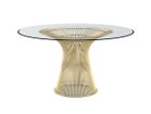 【ノル/Knoll / GOODS】のPlatner Collection Dining Table / プラットナーコレクション ダイニングテーブル 人気、トレンドファッション・服の通販 founy(ファニー) エレガント 上品 Elegant ガラス Glass, Glassware コレクション Collection, Seasonal Line シンプル Simple, Minimal テーブル Table, Dining Table フレーム Frame, Outline モダン Modern, Contemporary ラウンド Round, Round Neck ワイヤー Wire, Wired Bra ホーム・キャンプ・アウトドア・お取り寄せ Home Living / Home & Lifestyle / Camping Gear / Outdoor Camping 家具・インテリア Home Furniture & Interior. Stylish & Functional Living Spaces テーブル Dining, Coffee & Side Tables ダイニングテーブル・食卓テーブル Dining Tables thumbnail 天板:クリアガラス、脚部:ゴールドプレート|ID: prp329100004931397 ipo3291000000037013453