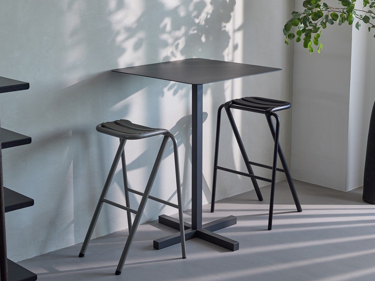【デュエンデ/DUENDE / GOODS】のSOLID STEEL HIGH DINNER TABLE SQUARE / ソリッドスチール ハイダイナーテーブル スクエア インテリア・キッズ・メンズ・レディースファッション・服の通販 founy(ファニー) 　コンパクト　Compact, Small Size　スクエア　Square, Square Shape　スリム　Slim, Slim Fit　テーブル　Table, Dining Table　ワーク　Workwear, Utility Style　送料無料　Free Shipping　ホーム・キャンプ・アウトドア・お取り寄せ　Home Living / Home & Lifestyle / Camping Gear / Outdoor Camping　家具・インテリア　Home Furniture & Interior. Stylish & Functional Living Spaces　テーブル　Dining, Coffee & Side Tables　コンソールテーブル・カウンター机　Console & Hallway Tables　-|ID: prp329100004931507 ipo3291000000037014340
