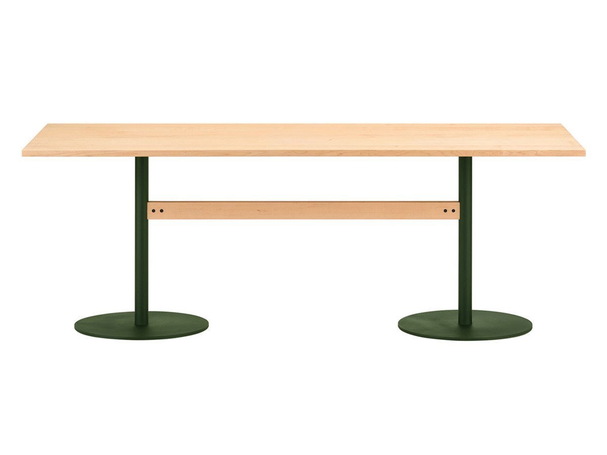 【ティーアンドオー/T&O / GOODS】のTable 180/200/240 / テーブル 180/200/240 インテリア・キッズ・メンズ・レディースファッション・服の通販 founy(ファニー) 　テーブル　Table, Dining Table　ホーム・キャンプ・アウトドア・お取り寄せ　Home Living / Home & Lifestyle / Camping Gear / Outdoor Camping　家具・インテリア　Home Furniture & Interior. Stylish & Functional Living Spaces　その他 インテリア雑貨、家具　Home Decor & Furniture Extras　ウッド:メープル C-0(ウレタン塗装 / ナチュラルクリア)、脚部:グリーン、サイズ:幅200 ×|ID: prp329100004931508 ipo3291000000037014346