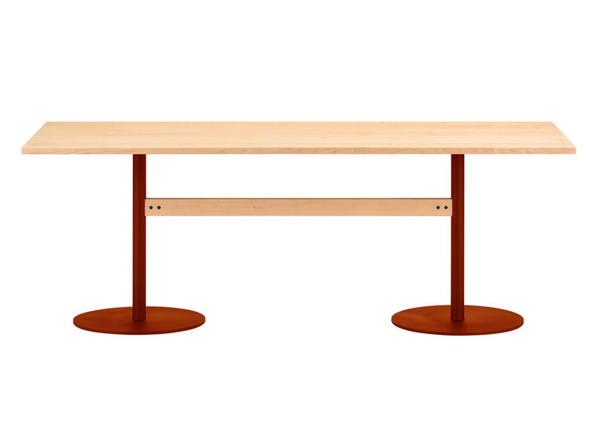 【ティーアンドオー/T&O / GOODS】のTable 180/200/240 / テーブル 180/200/240 インテリア・キッズ・メンズ・レディースファッション・服の通販 founy(ファニー) 　テーブル　Table, Dining Table　ホーム・キャンプ・アウトドア・お取り寄せ　Home Living / Home & Lifestyle / Camping Gear / Outdoor Camping　家具・インテリア　Home Furniture & Interior. Stylish & Functional Living Spaces　その他 インテリア雑貨、家具　Home Decor & Furniture Extras　ウッド:メープル C-0(ウレタン塗装 / ナチュラルクリア)、脚部:レッド、サイズ:幅200 ×|ID: prp329100004931508 ipo3291000000037014348