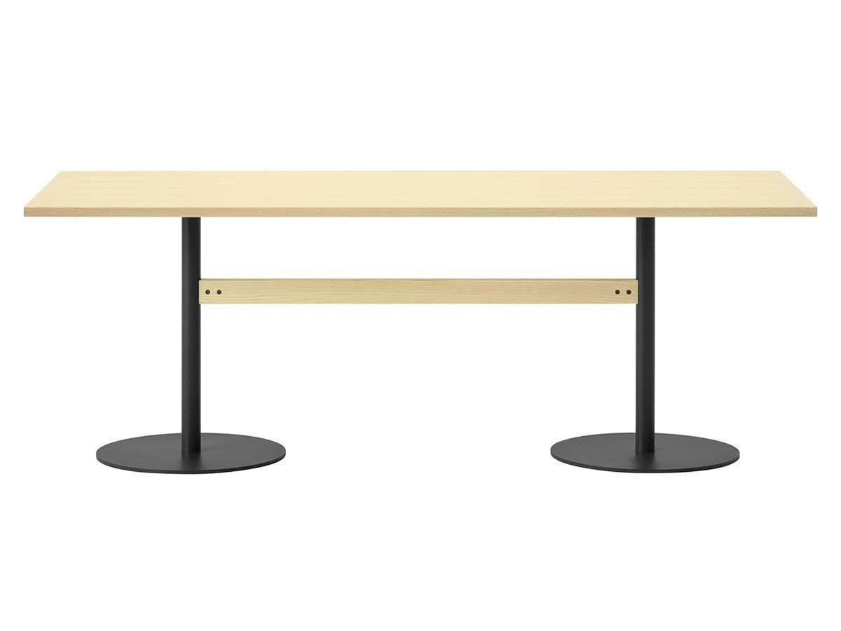 【ティーアンドオー/T&O / GOODS】のTable 180/200/240 / テーブル 180/200/240 インテリア・キッズ・メンズ・レディースファッション・服の通販 founy(ファニー) 　テーブル　Table, Dining Table　ホーム・キャンプ・アウトドア・お取り寄せ　Home Living / Home & Lifestyle / Camping Gear / Outdoor Camping　家具・インテリア　Home Furniture & Interior. Stylish & Functional Living Spaces　その他 インテリア雑貨、家具　Home Decor & Furniture Extras　ウッド:アッシュ NL-0(ウレタン塗装 / ナチュラルホワイト)、脚部:ブラック、サイズ:幅240|ID: prp329100004931508 ipo3291000000037014356