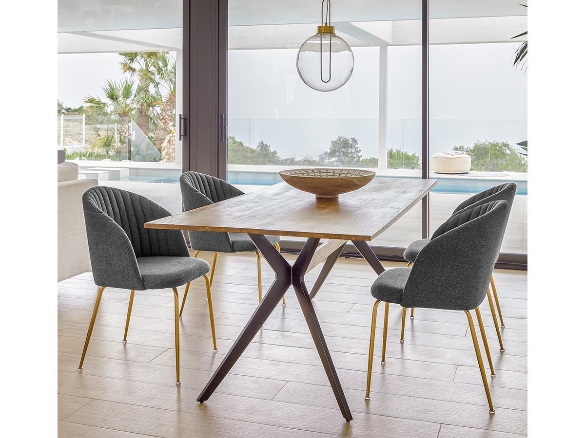 【ラフォーマ/LaForma / GOODS】のAMETHYST / アメジスト ダイニングテーブル インテリア・キッズ・メンズ・レディースファッション・服の通販 founy(ファニー) 　アンティーク　Antique-Inspired　スリム　Slim, Slim Fit　テーブル　Table, Dining Table　モダン　Modern, Contemporary　ホーム・キャンプ・アウトドア・お取り寄せ　Home Living / Home & Lifestyle / Camping Gear / Outdoor Camping　家具・インテリア　Home Furniture & Interior. Stylish & Functional Living Spaces　テーブル　Dining, Coffee & Side Tables　ダイニングテーブル・食卓テーブル　Dining Tables　ナチュラル|ID: prp329100004931537 ipo3291000000037014613