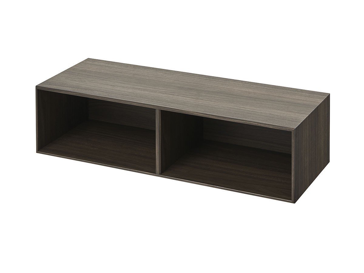 【フライミー ベーシック/FLYMEe BASIC / GOODS】のStorage Box / ストレージボックス コンビネーションD インテリア・キッズ・メンズ・レディースファッション・服の通販 founy(ファニー) 　インナー　Innerwear　スクエア　Square, Square Shape　スリム　Slim, Slim Fit　ハーフ　Half, Half-Length　フレーム　Frame, Outline　ボックス　Boxy, Box Shape　送料無料　Free Shipping　ホーム・キャンプ・アウトドア・お取り寄せ　Home Living / Home & Lifestyle / Camping Gear / Outdoor Camping　家具・インテリア　Home Furniture & Interior. Stylish & Functional Living Spaces　収納家具・キャビネット　Storage Furniture　ホーム・キャンプ・アウトドア・お取り寄せ　Home Living / Home & Lifestyle / Camping Gear / Outdoor Camping　家具・インテリア　Home Furniture & Interior. Stylish & Functional Living Spaces　テレビボード・テレビ台　TV Cabinets & Consoles　テレビ台・TVボード　Tv Board　ストレージボックス ハーフ 2マス(ブラックウォールナット柄)|ID: prp329100004932613 ipo3291000000037022669