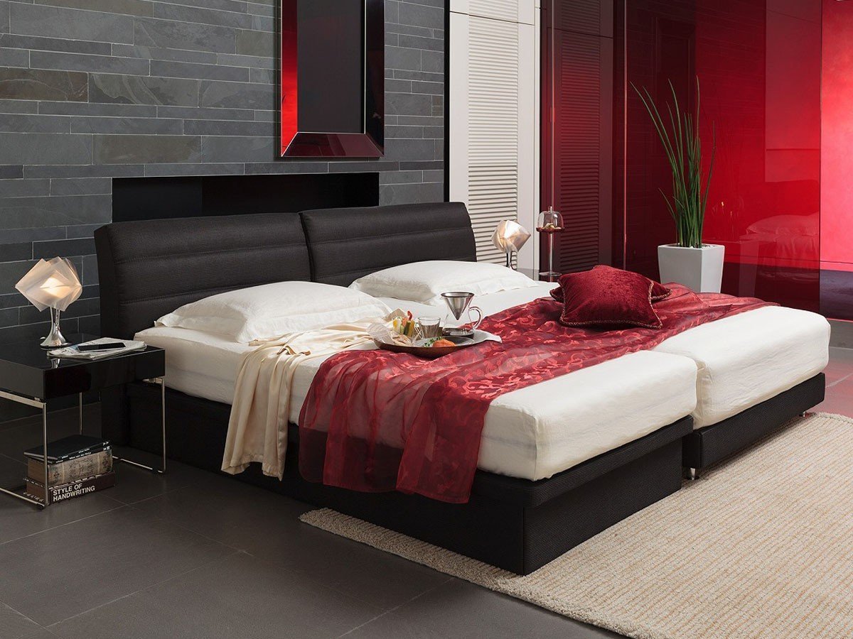 【ルフ/RUF BETTEN / GOODS】のMULTI COMFORT SYSTEM 205 / マルチコンフォートシステム 205 収納タイプ インテリア・キッズ・メンズ・レディースファッション・服の通販 founy(ファニー) 　シンプル　Simple, Minimal　ダブル　Double, Double-Breasted　フォルム　Silhouette, Form　フレーム　Frame, Outline　ボトム　Bottoms, Lower Wear　ホーム・キャンプ・アウトドア・お取り寄せ　Home Living / Home & Lifestyle / Camping Gear / Outdoor Camping　家具・インテリア　Home Furniture & Interior. Stylish & Functional Living Spaces　ベッド　Modern Beds for Every Room　シングルベッド・1人用ベッド　Single Bed　ホーム・キャンプ・アウトドア・お取り寄せ　Home Living / Home & Lifestyle / Camping Gear / Outdoor Camping　家具・インテリア　Home Furniture & Interior. Stylish & Functional Living Spaces　ベッド　Modern Beds for Every Room　セミダブルベッド　Small Double Bed / Three-Quarter Bed　ホーム・キャンプ・アウトドア・お取り寄せ　Home Living / Home & Lifestyle / Camping Gear / Outdoor Camping　家具・インテリア　Home Furniture & Interior. Stylish & Functional Living Spaces　ベッド　Modern Beds for Every Room　ダブルベッド・2人用ベッド　Double Bed / Full Size Bed　ホーム・キャンプ・アウトドア・お取り寄せ　Home Living / Home & Lifestyle / Camping Gear / Outdoor Camping　家具・インテリア　Home Furniture & Interior. Stylish & Functional Living Spaces　ベッド　Modern Beds for Every Room　左:本商品(FE-433 ファブリック Eランク / セミダブル)、右:同シリーズの「ステーションタ|ID: prp329100004938846 ipo3291000000037060699