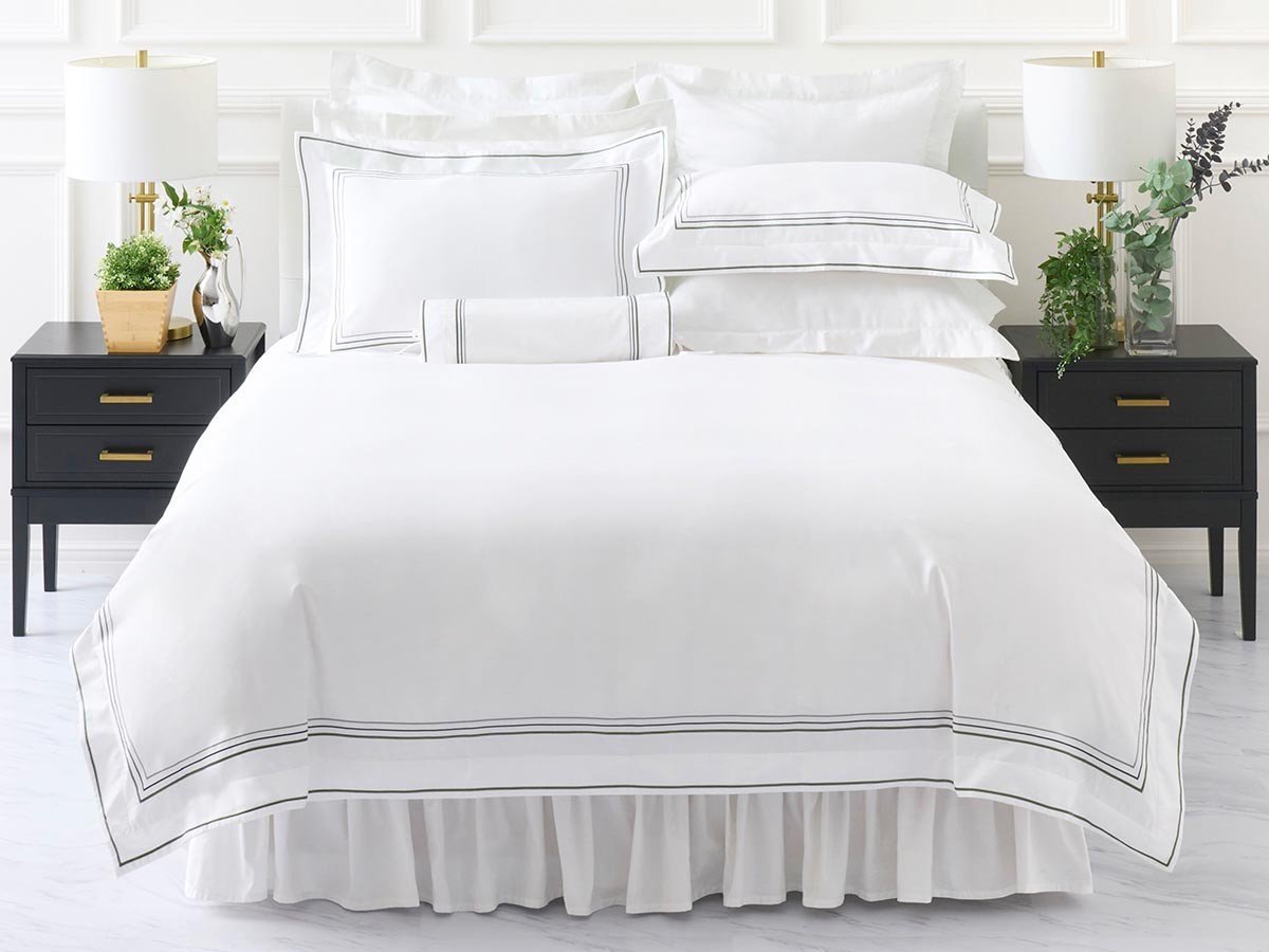 【ホテルライクインテリア/HOTEL LIKE INTERIOR / GOODS】の400TC Color Tracks / 400TC カラートラックス 掛け布団カバー インテリア・キッズ・メンズ・レディースファッション・服の通販 founy(ファニー) 　スマート　Smart, Elegant　なめらか　Smooth, Silky Texture　バランス　Balance, Style Balance　リネン　Linen, Linen Fabric　送料無料　Free Shipping　ホーム・キャンプ・アウトドア・お取り寄せ　Home Living / Home & Lifestyle / Camping Gear / Outdoor Camping　家具・インテリア　Home Furniture & Interior. Stylish & Functional Living Spaces　その他 インテリア雑貨、家具　Home Decor & Furniture Extras　バジル|ID: prp329100004938856 ipo3291000000037060764