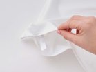【ホテルライクインテリア/HOTEL LIKE INTERIOR / GOODS】の400TC Tuxedo / 400TC タキシード 掛け布団カバー 枕側に布団セッティング用のスリットがあります。外側から布団を引き出すことが可能です。|ID: prp329100004938884 ipo3291000000037061074
