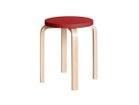 【アルテック/artek / GOODS】のSTOOL E60 / スツール E60 脚部:ナチュラルラッカー / 座面:レッドラッカー|ID: prp329100004938923 ipo3291000000037061321