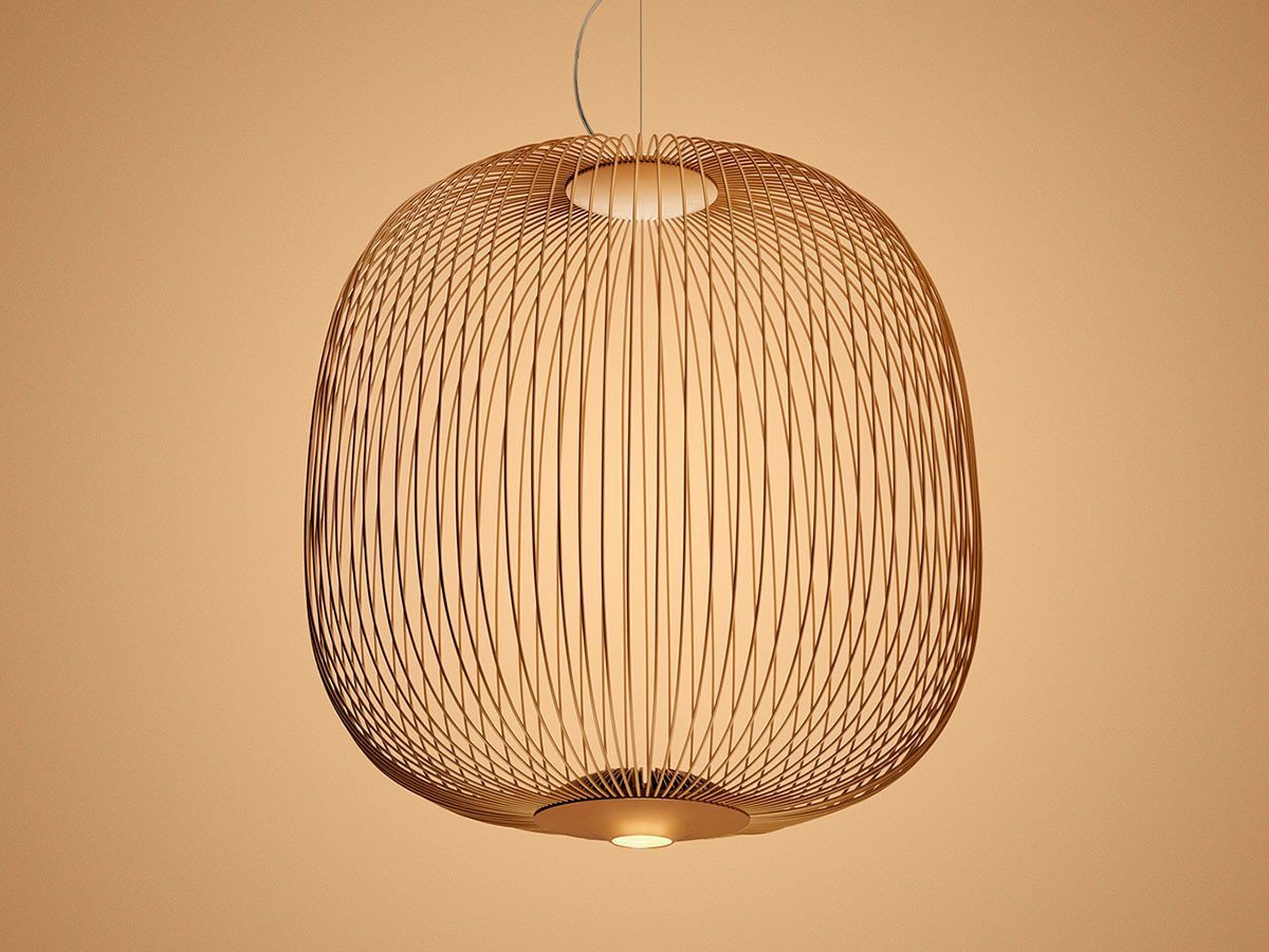 【フォスカリーニ/FOSCARINI / GOODS】のSpokes 2 Pendant / スポークス 2 ペンダント インテリア・キッズ・メンズ・レディースファッション・服の通販 founy(ファニー) 　送料無料　Free Shipping　シンプル　Simple, Minimal　フォルム　Silhouette, Form　メタル　Metal, Metal Parts　ホーム・キャンプ・アウトドア・お取り寄せ　Home Living / Home & Lifestyle / Camping Gear / Outdoor Camping　家具・インテリア　Home Furniture & Interior. Stylish & Functional Living Spaces　ライト・照明　Lamps & Lighting Fixtures　ペンダントライト・吊り下げ照明　Pendant Light / Hanging Light Fixture　コッパー|ID: prp329100004938993 ipo3291000000037061957